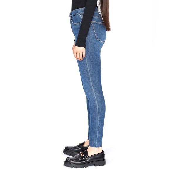 FRAME Le High Skinny  Raw Hem Jeans in Europa 30 - Picture 5 of 14